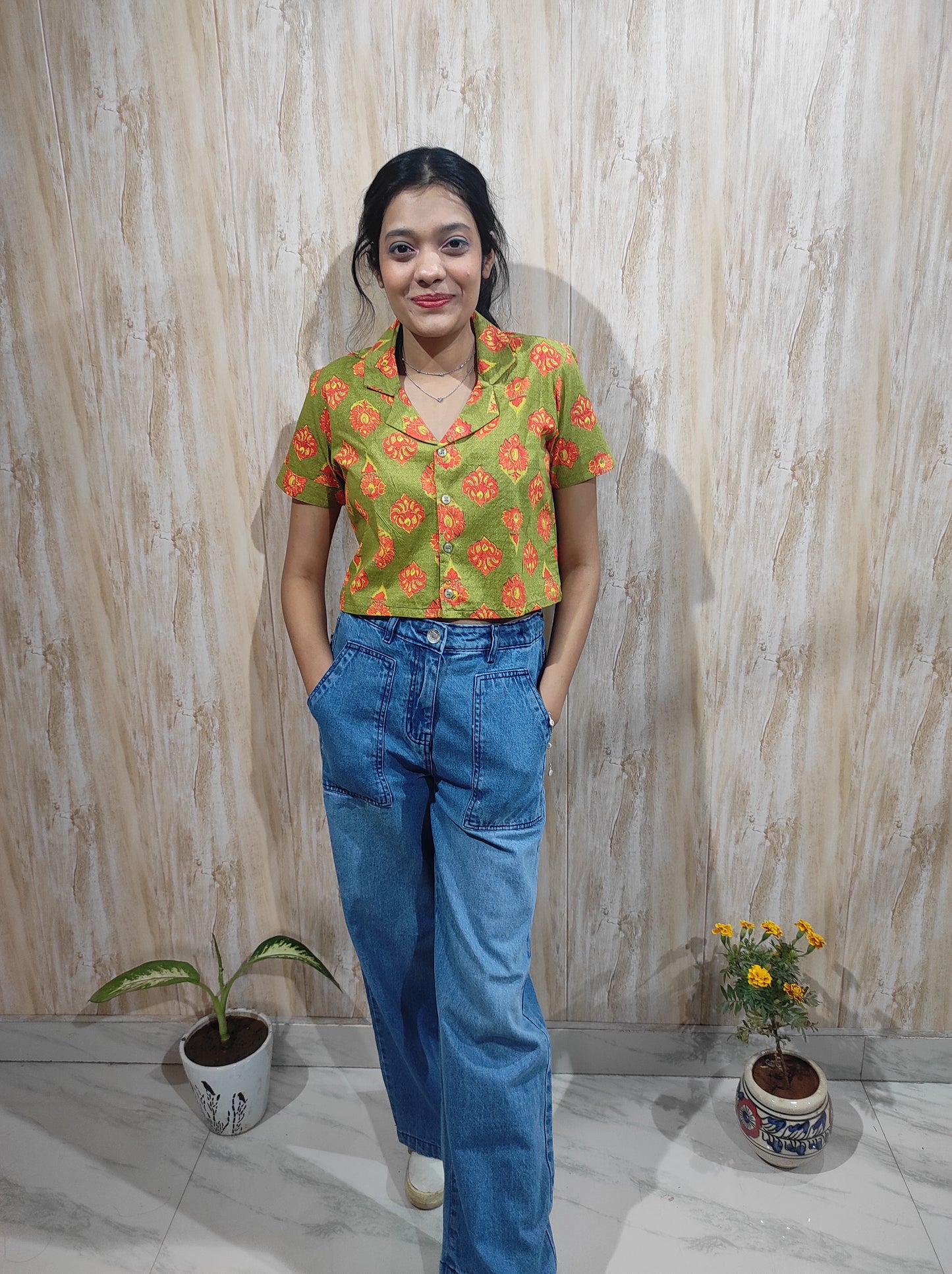GULZAAR- BLOCK PRINT SHIRT