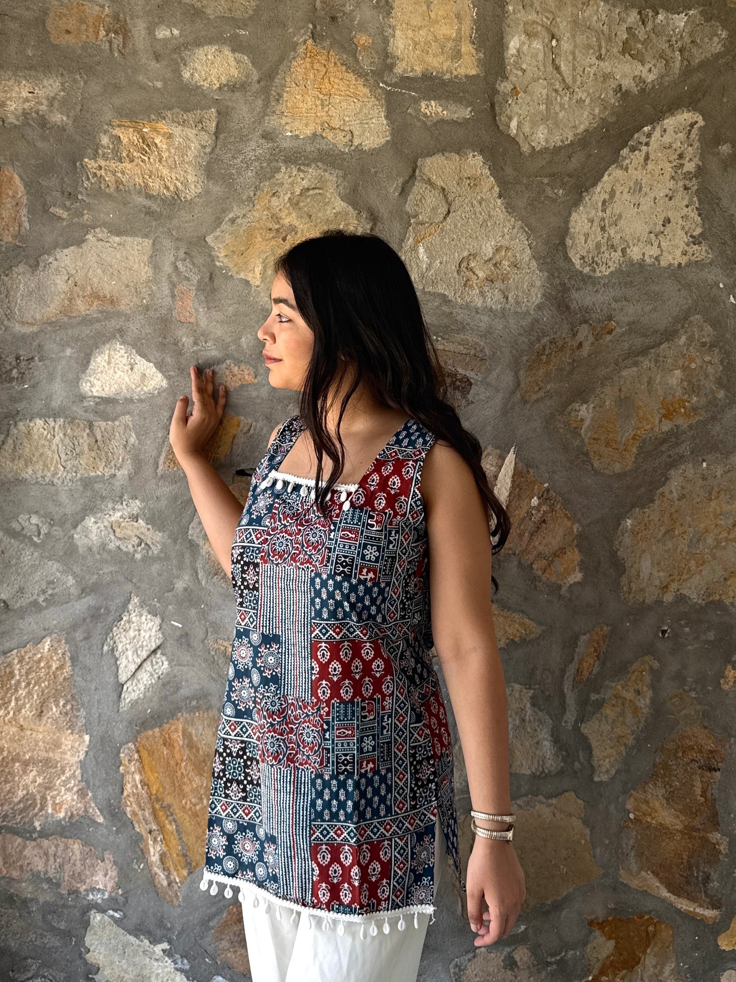 SITARA CUT SLEEVES KURTI