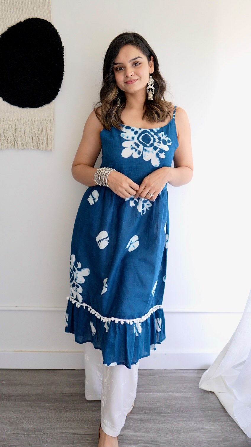 INDIGO PANCHI KURTI