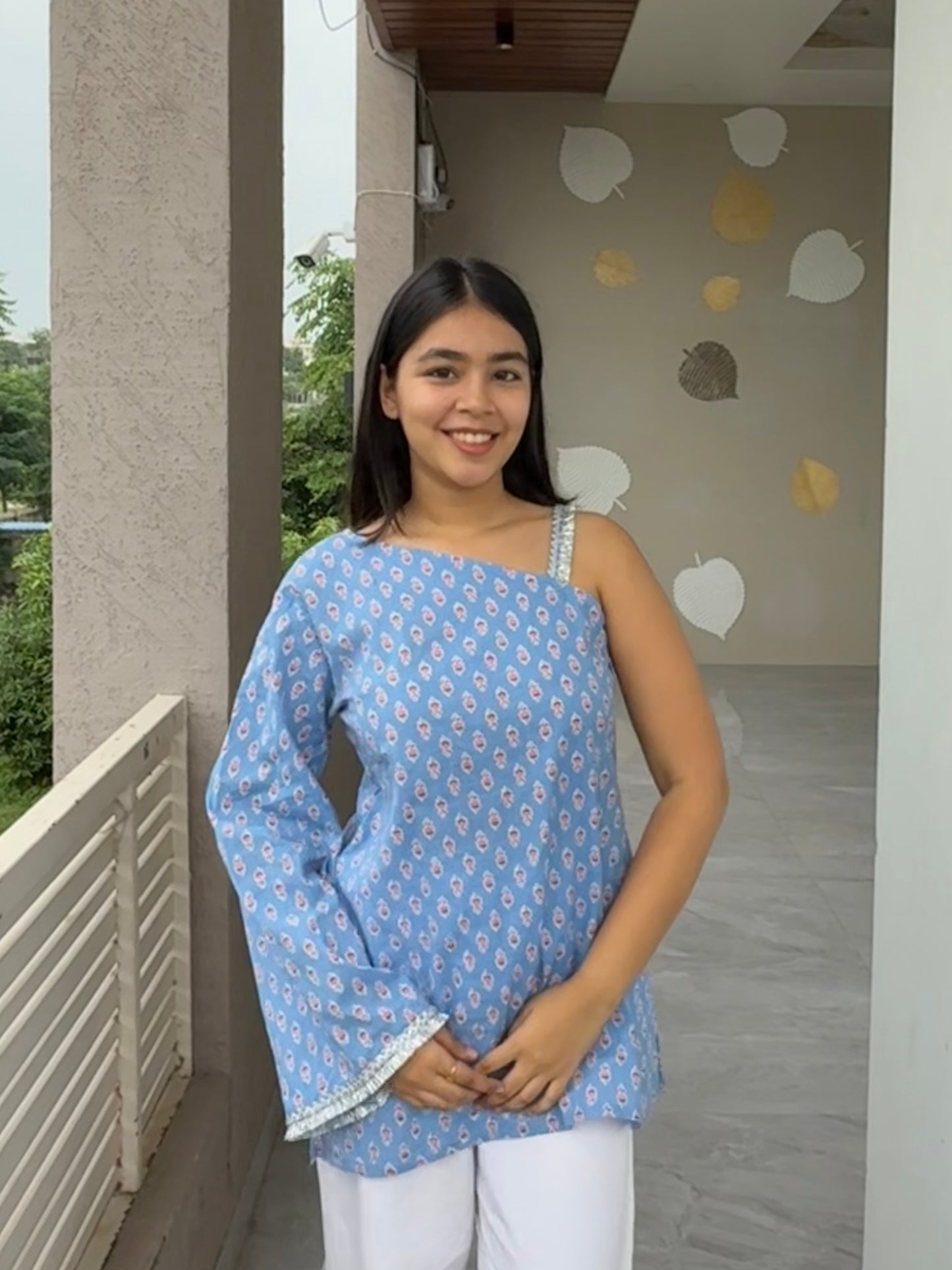 SHANAYA ONE SHOULDER KURTI