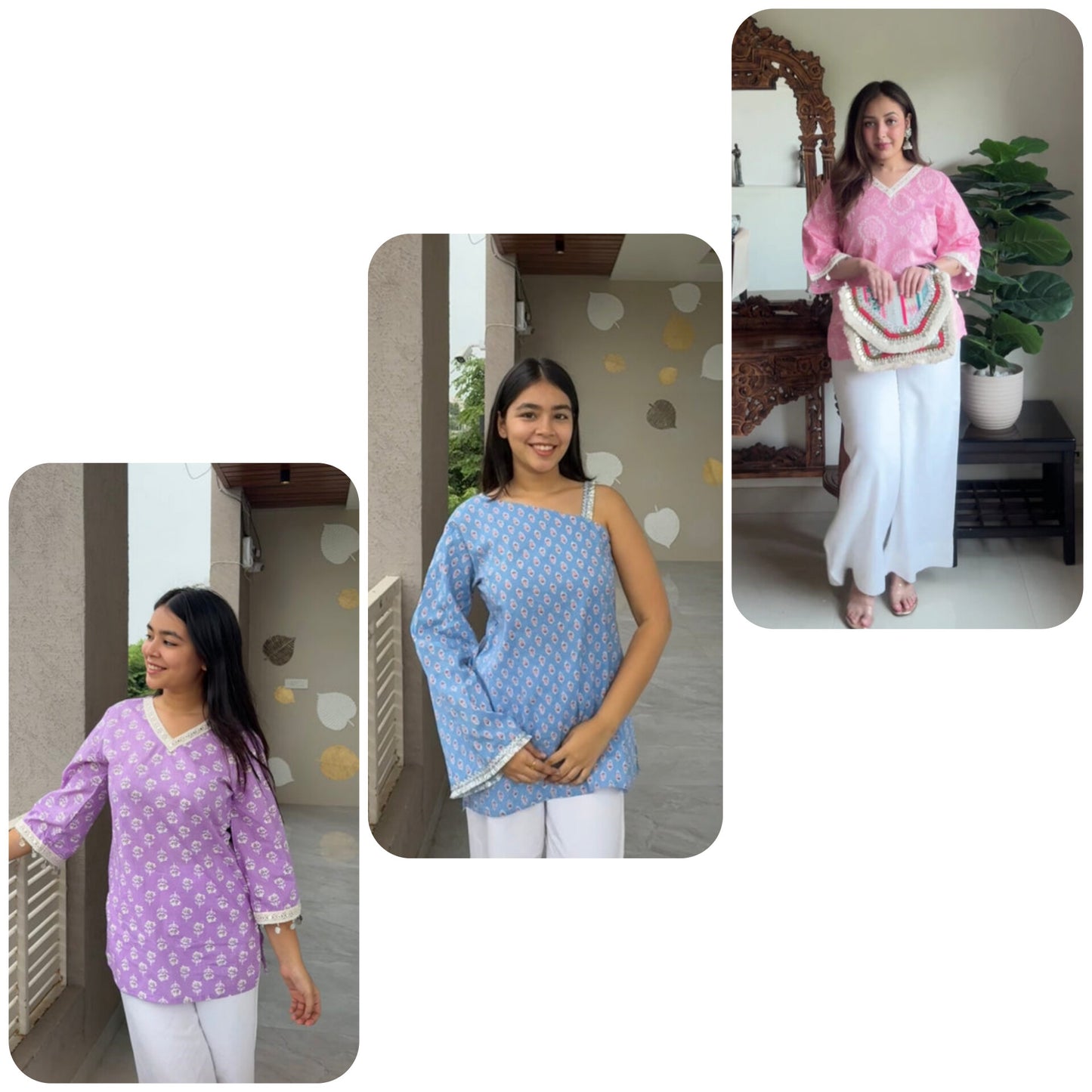 COMBO OF 3 KURTIS (Lsp) @999