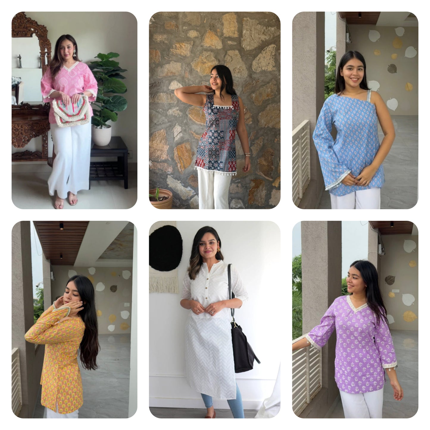 MAKE YOUR OWN COMBO OF 3 KURTIS @999